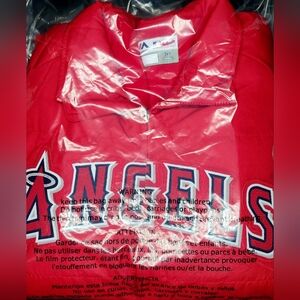 Majestic MLB Los Angles Authentic Dugout Jacket Sz 2XT Men New